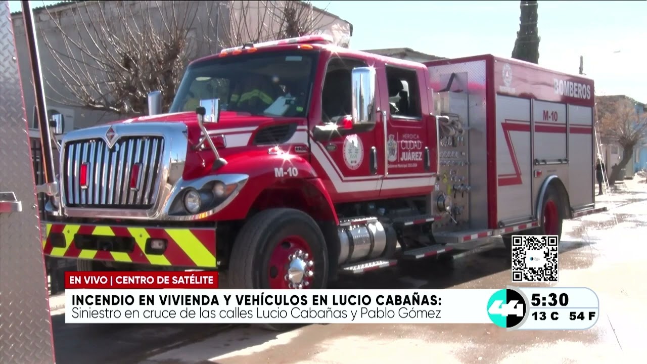 Incendio en vivienda y vehículo en Lucio Cabañas