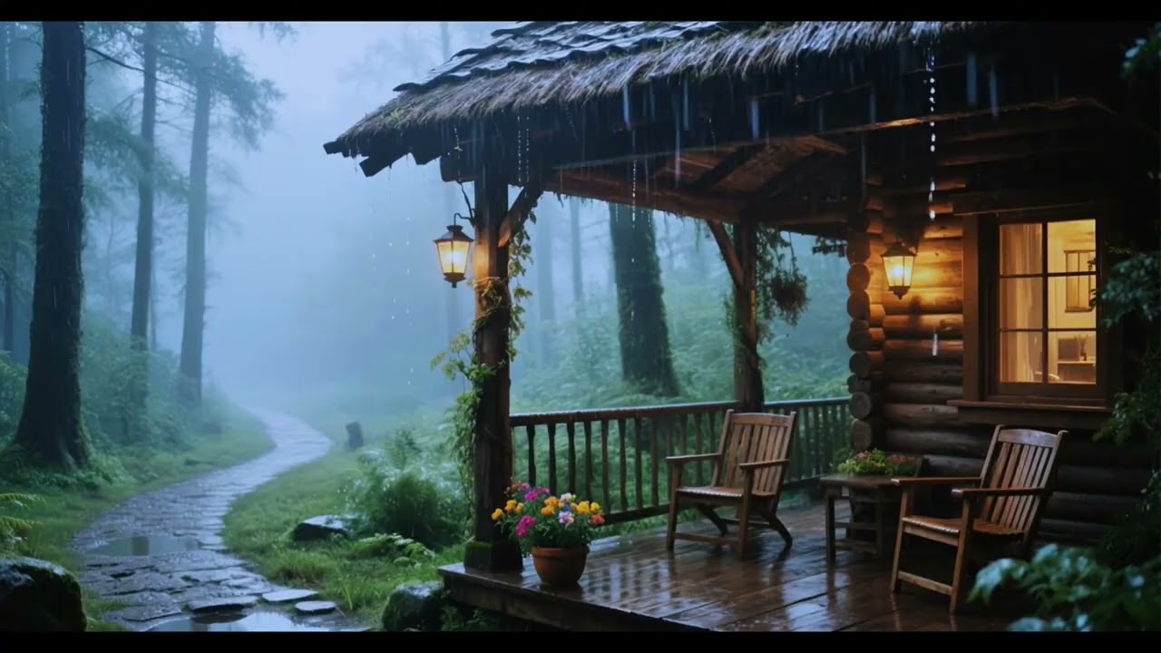 “Gentle Rain in the Dark 🌧️ Sleep in Minutes Tonight”