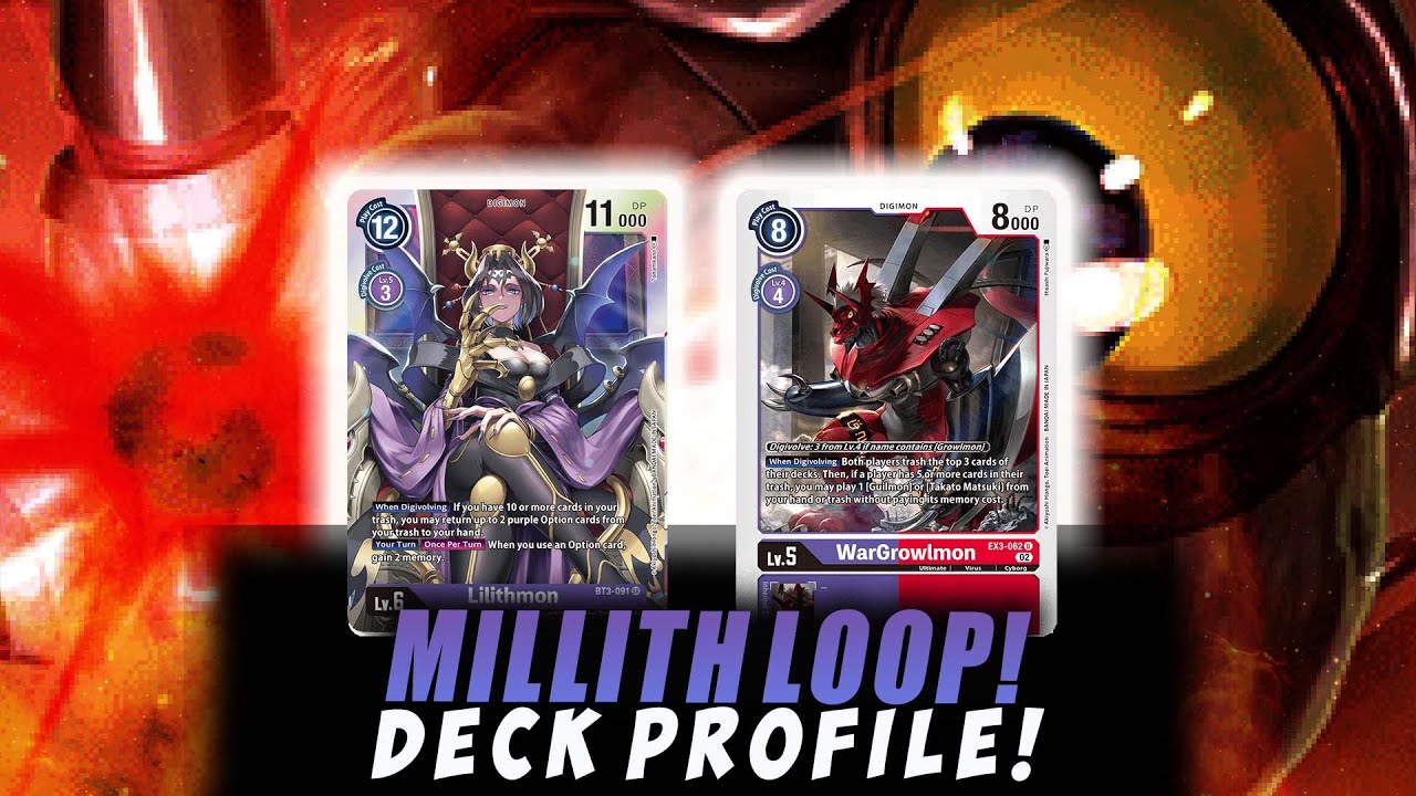 LOSE ALL YOUR FRIENDS! Millith Loop BT15 Deck Profile (Digimon EN 2024)
