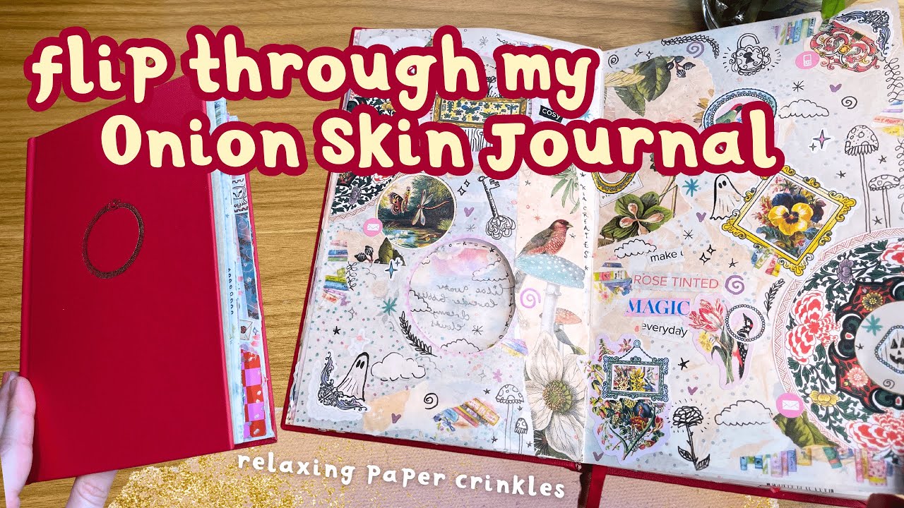 Onion Skin Journal ☆ relaxing flip through