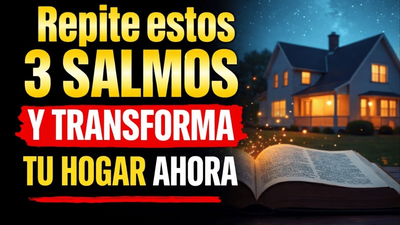 REPITE estos 3 SALMOS y TRANSFORMA TU HOGAR para siempre