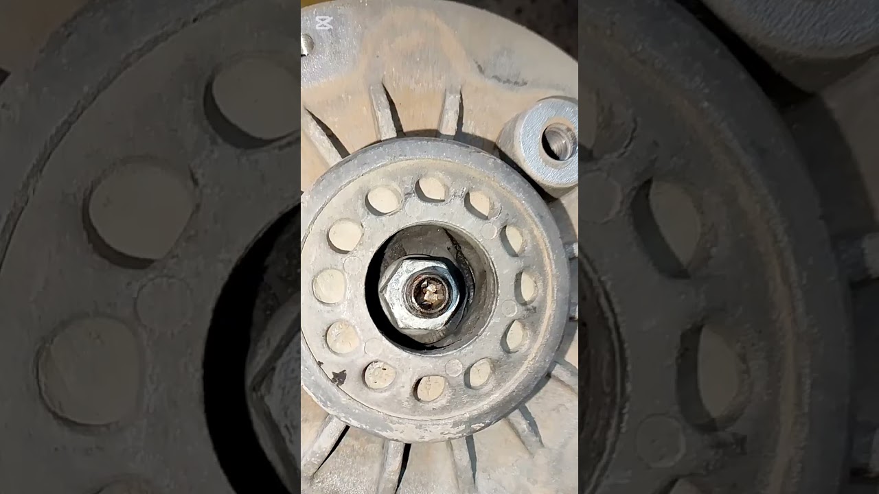BMW front Wheel shock absorber and strut mount replacement