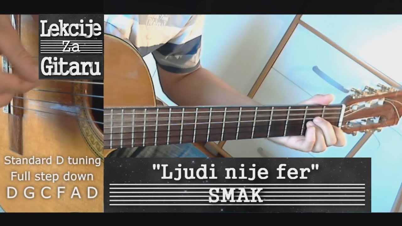 SMAK - Ljudi nije fer - lesson cover - TAB u opisu