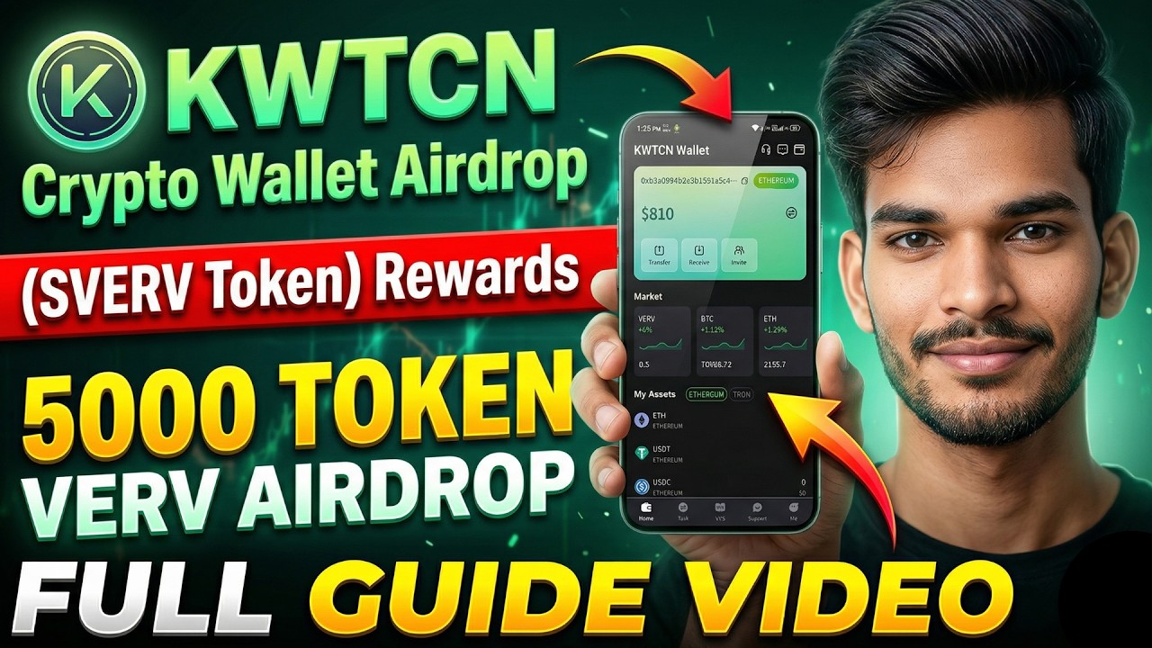 KWTCN Wallet Account Setup & VERV Airdrop Guide | Step-by-Step Tutorial 2026