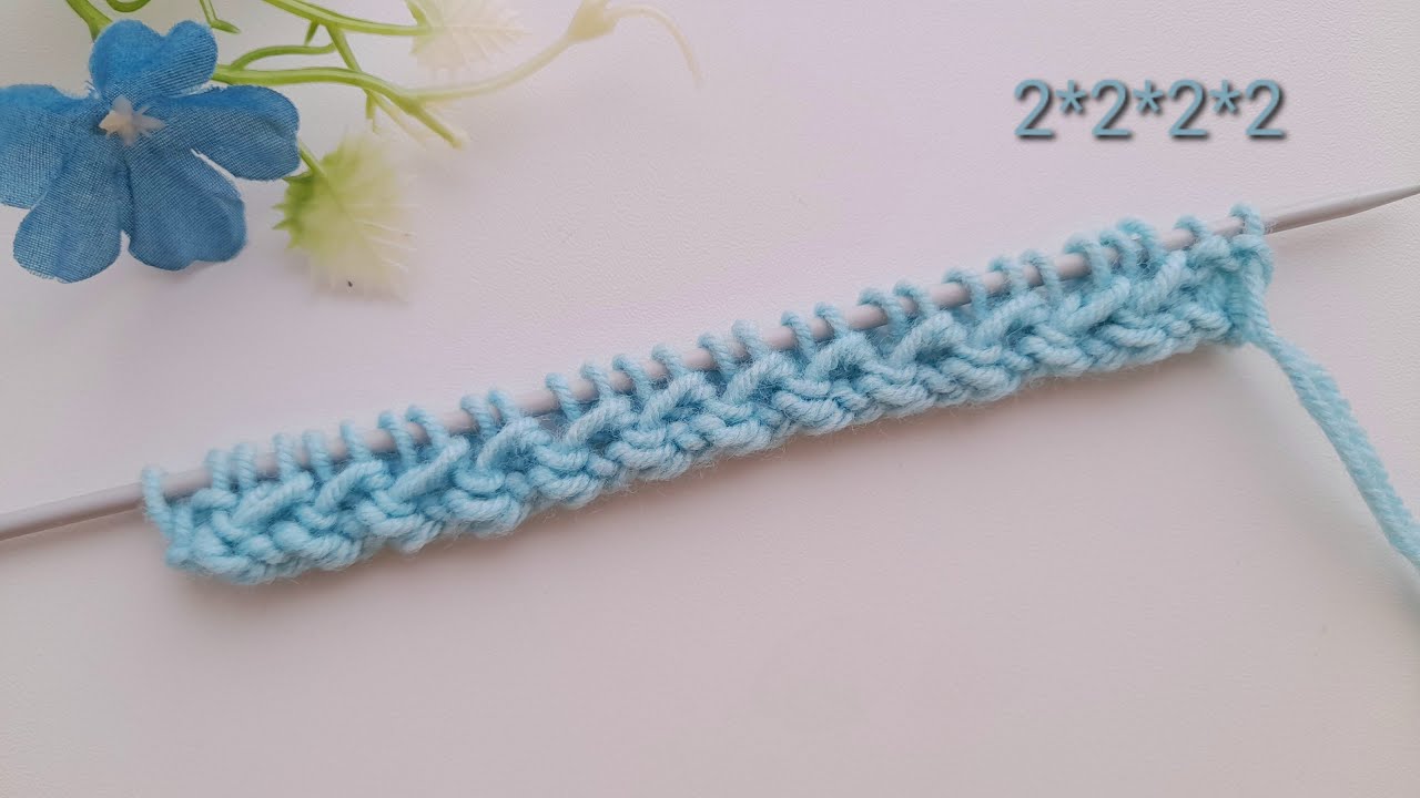 ✨ Lerne dieses einfache Strickmuster in wenigen Minuten