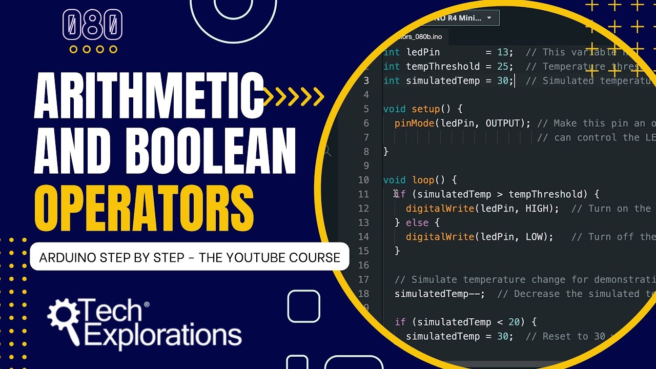 [080] Arduino Getting Started: Arithmetic and Boolean operators
