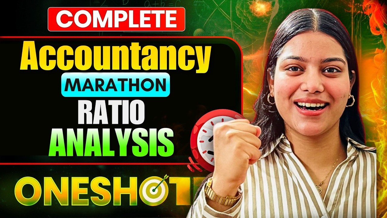 Accountancy Ratio Analysis ONESHOT 😱 Concepts + PYQs | Class 12 CBSE Boards 2026 🔥