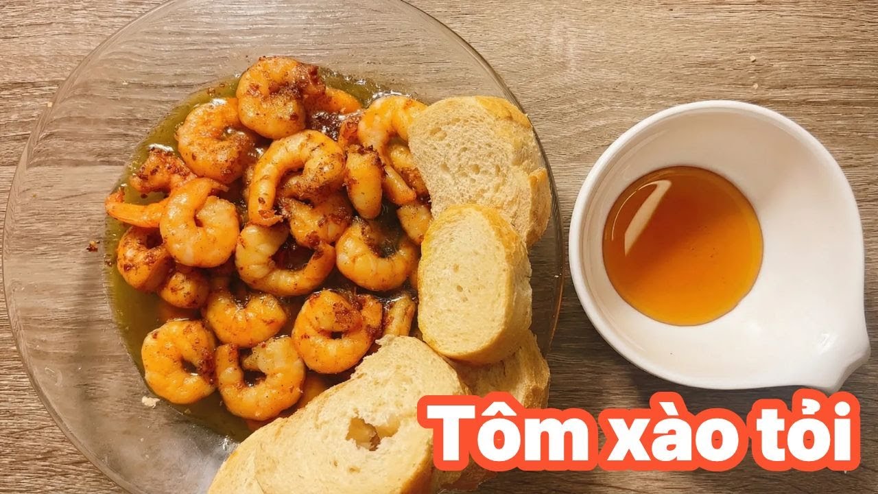tôm xào tỏi 감바스 - Món Tây Ban Nha nhưng linh hồn Việt Nam? Thử làm Gambas với ớt chỉ thiên siêu cay