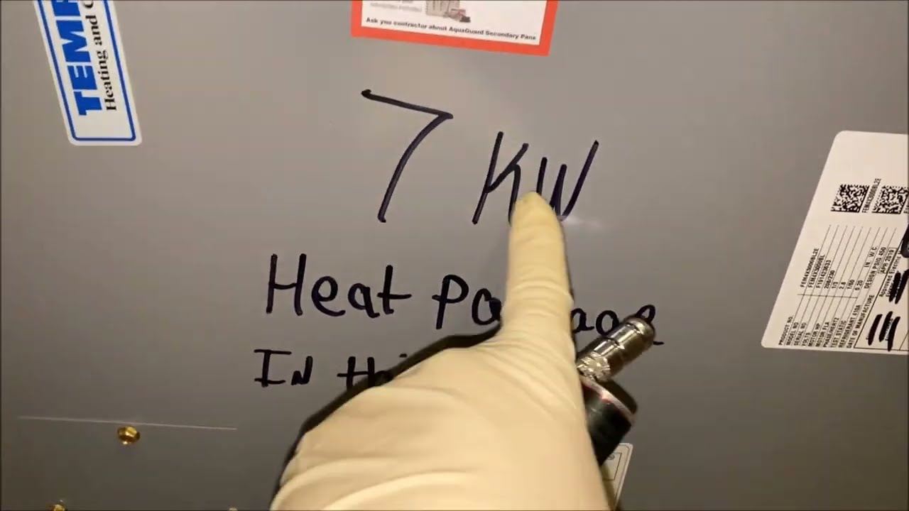 How to Change a Tempstar into a Trane heat pump