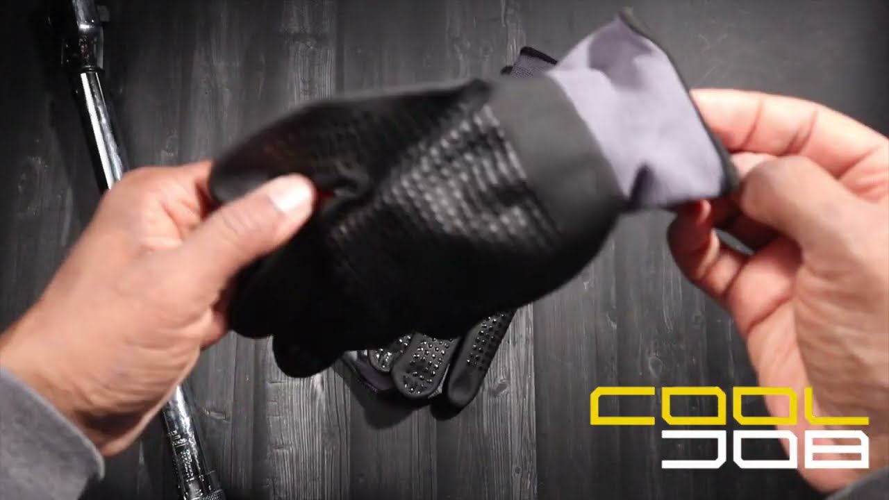 COOLJOB Nitrile Rubber Coated Safety Work Gloves | Anti-Slip Design | Multi-Purpose Use