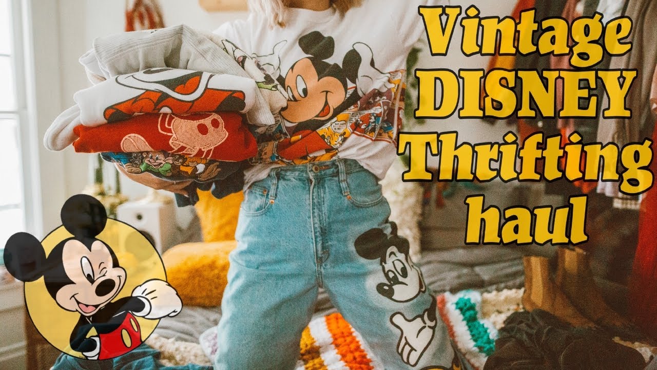 HUGE VINTAGE DISNEY THRIFTING HAUL!