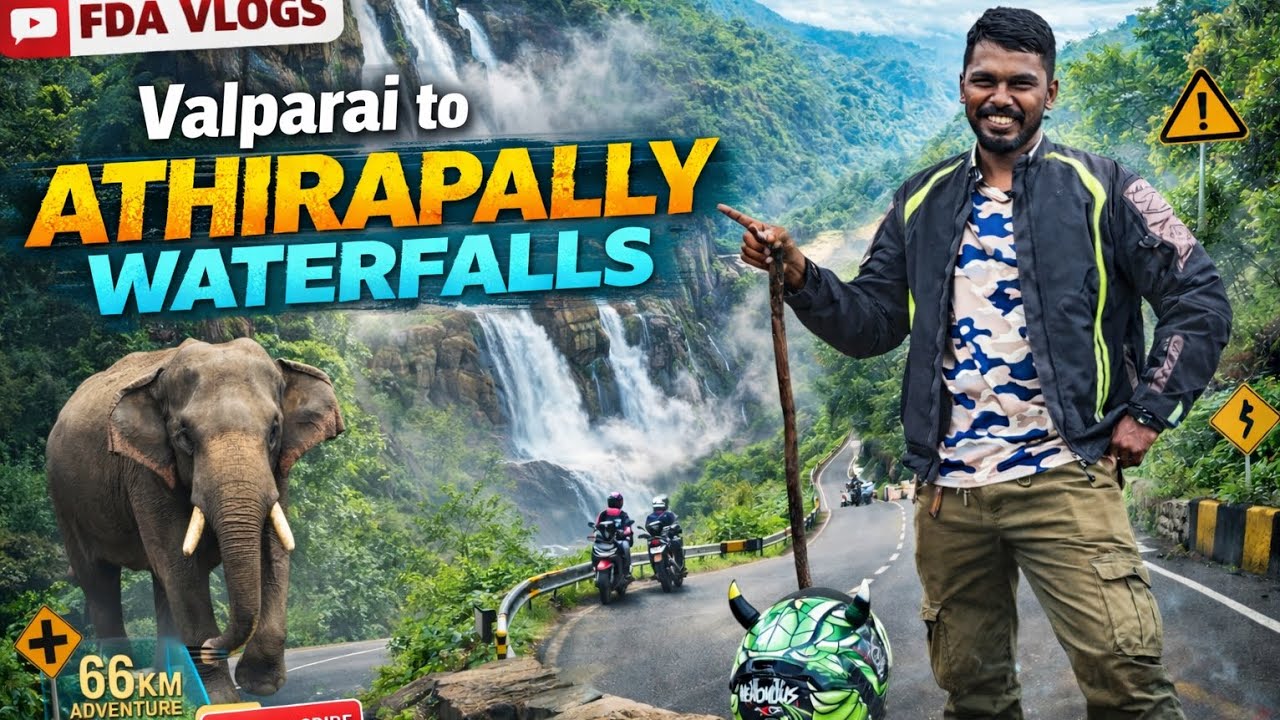 Valparai to Athirapally waterfalls road trip moto vlogs ..#valparai #athirapalli #kerela #expoler 