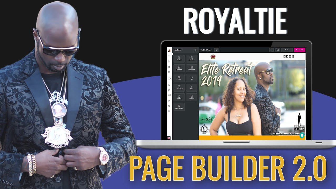 Royaltie Upline Networks New Landing Page Builder 2.0 | Live Demo | Must See!!!