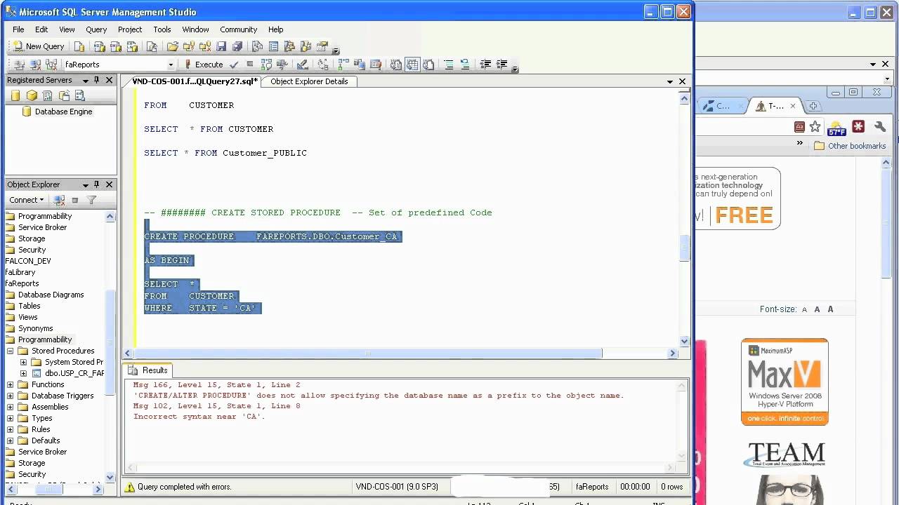 SQL Basics in 30 Minutes - Part 3: Views and Stored Procedures
