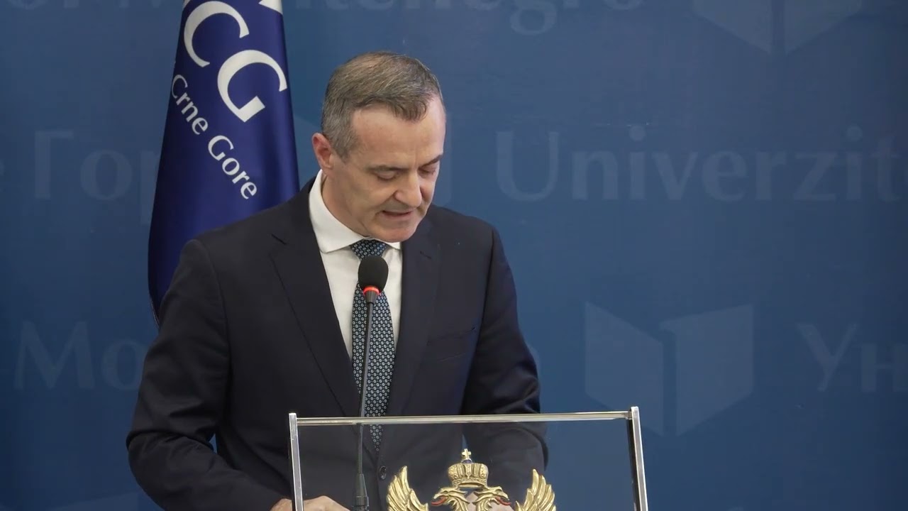 Rektor UCG, prof. dr Vladimir Božović