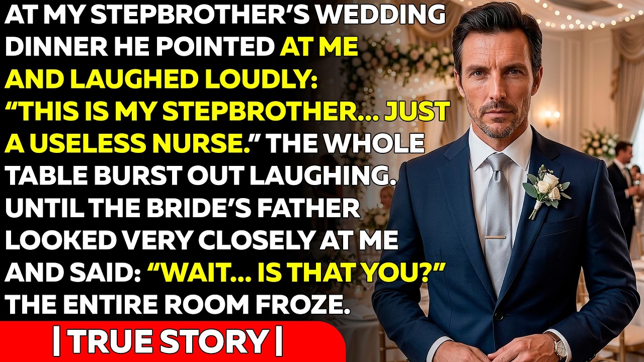 My Stepbrother Called Me “Just a Useless Nurse” at His Wedding — Then the Bride’s Father Knew Me
