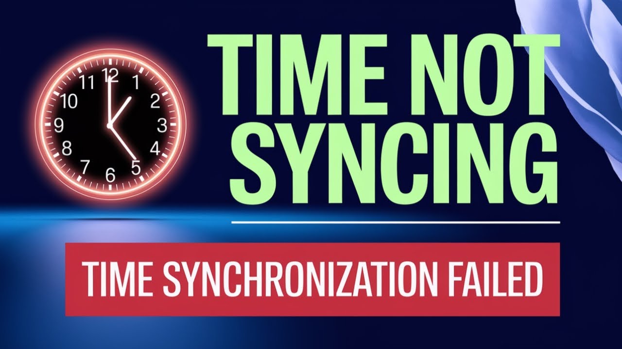 How to Fix Time Not Syncing Time Synchronization Failed Windows 11 [STEP GUIDE]