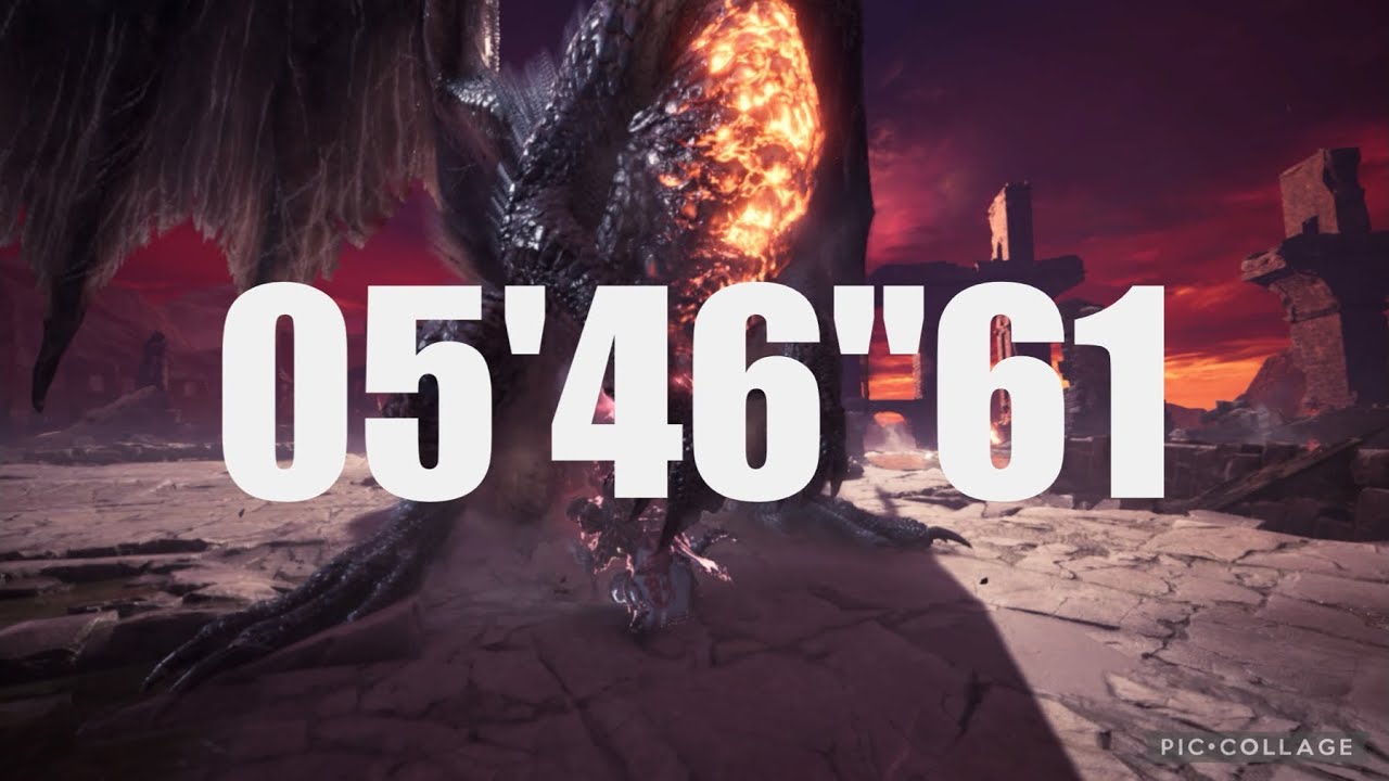 [PS5/MHWI] 伝説の黒龍 ミラボレアス 大剣 ソロ 非火事場 05'46