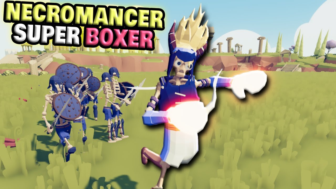 Super Necromancer Boxer vs Every Faction - TABS Unit Creator Update Mod Gameplay