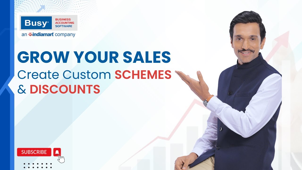 Create Custom SCHEMES & DISCOUNTS for Customers with BUSY | BUSY
