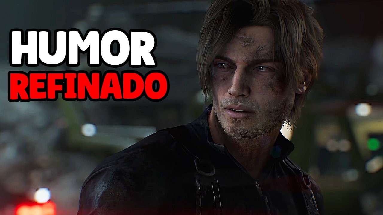 o humor do Leon em RE9 segue muito bom