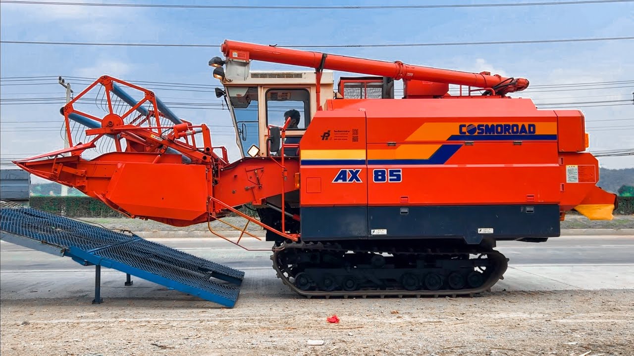 รีวิวรถเกี่ยวข้าว Kubota AX85 และ Iseki 695 โดยไพเลิศการช่าง