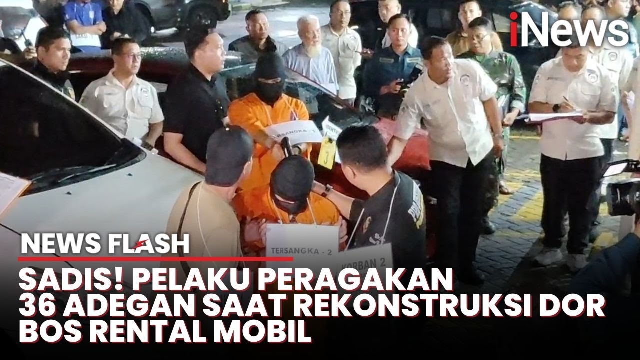 Keluarga Bos Rental Ngamuk ke Oknum TNI AL Pelaku Dor saat Rekonstruksi | News Flash