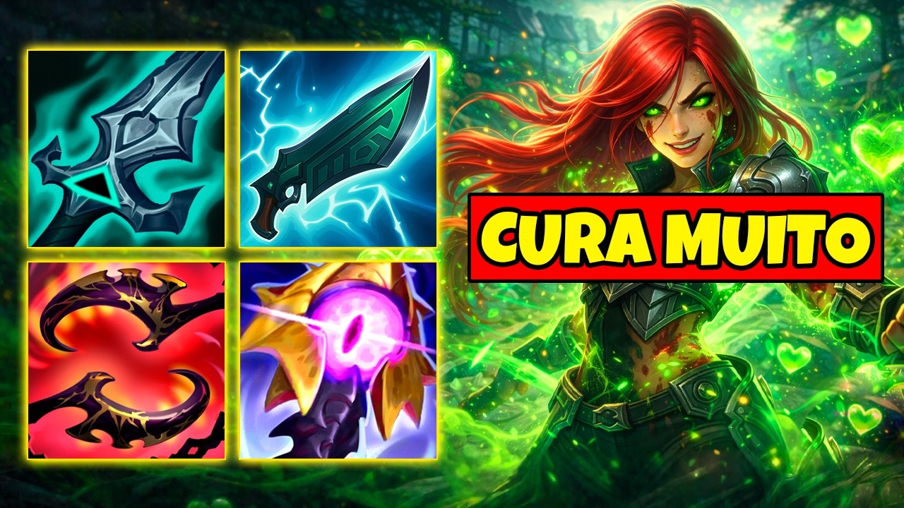 KATARINA CURA INFINITA COM ESSA BUILD HÍBRIDA AD E AP