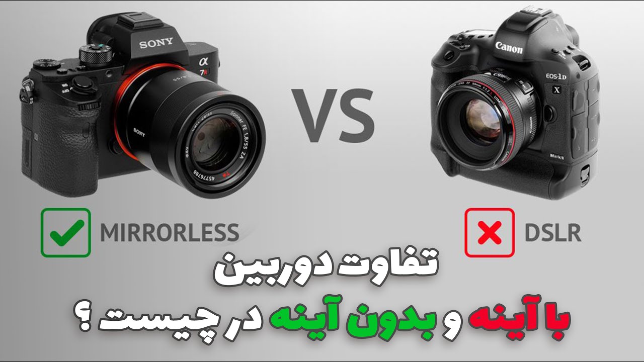 دوربین بدون آینه یا دوربین دی اس ال آر مسئله این است ؟ تفاوت دوربین با و بدون آینه در چیست ؟