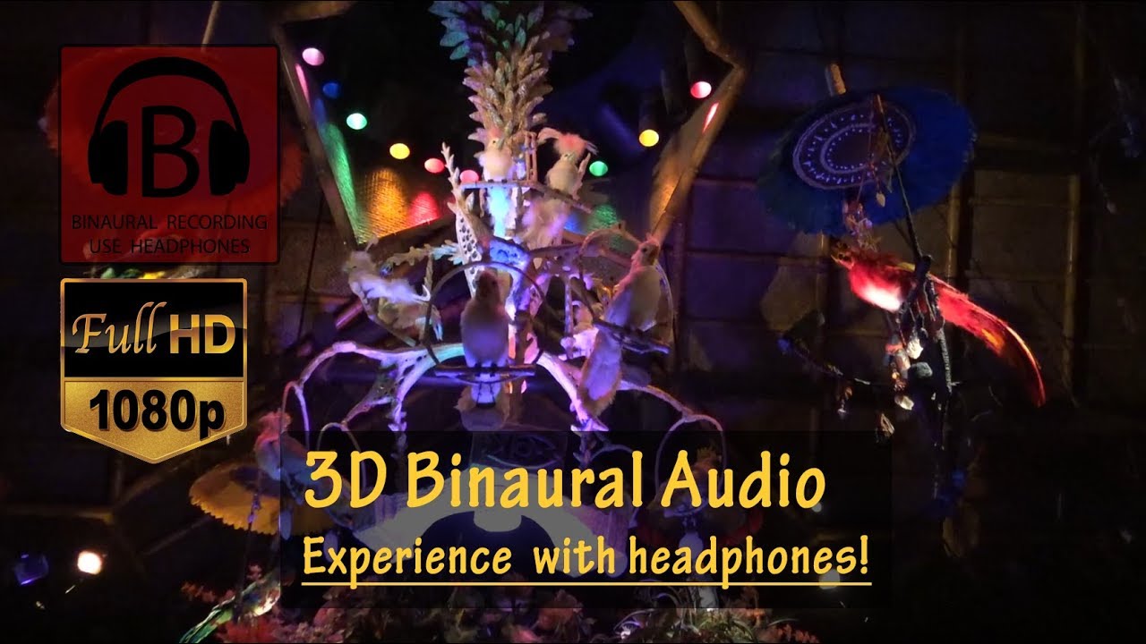 [HD, 3D Audio] Enchanted Tiki Room, Full Show POV - Magic Kingdom, Walt Disney World