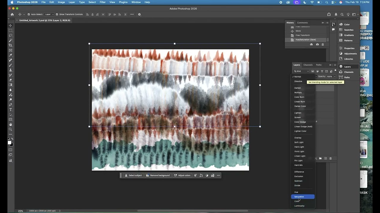 PSD  PRINT IN POCREATE