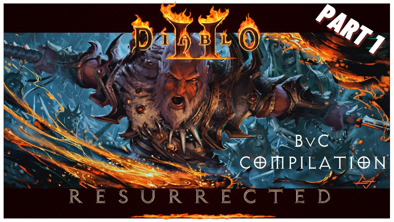 D2R PvP - Barbarian Compilation | Epic Part 1/2