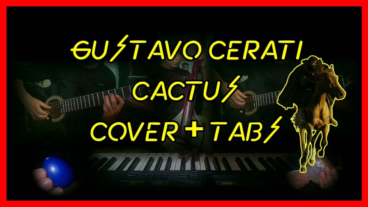 Gustavo Cerati - Cactus | Cover Guitarra + Tabs