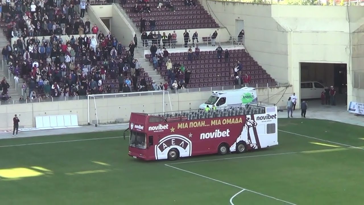 2024-25 : playoffs : 8η : ΑΕΛ - Γιάννινα 5-0, στιγμιότυπα & φιέστα, λήψη από θύρα 5-6.