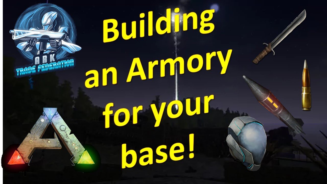 ARK Official PVE: Building the Armory in our base