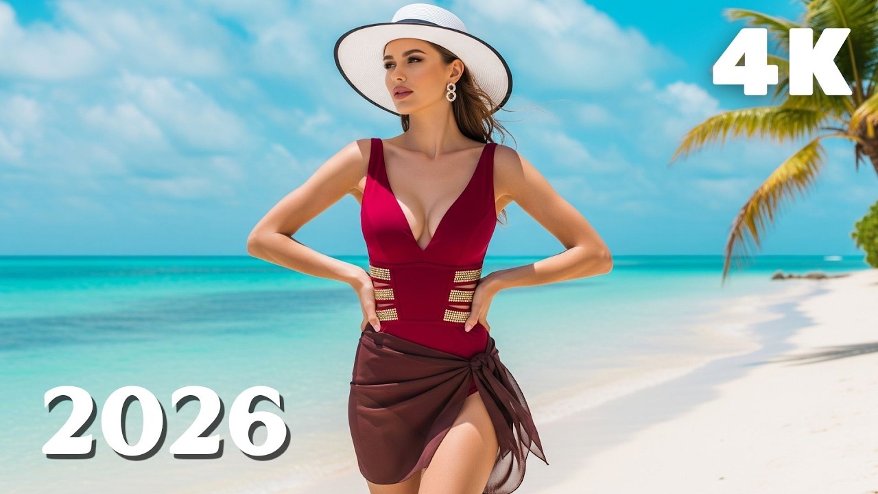 Deep House Summer Mix 2026 🌺 Tropical Relaxing Vibes 4K UHD | Gege House