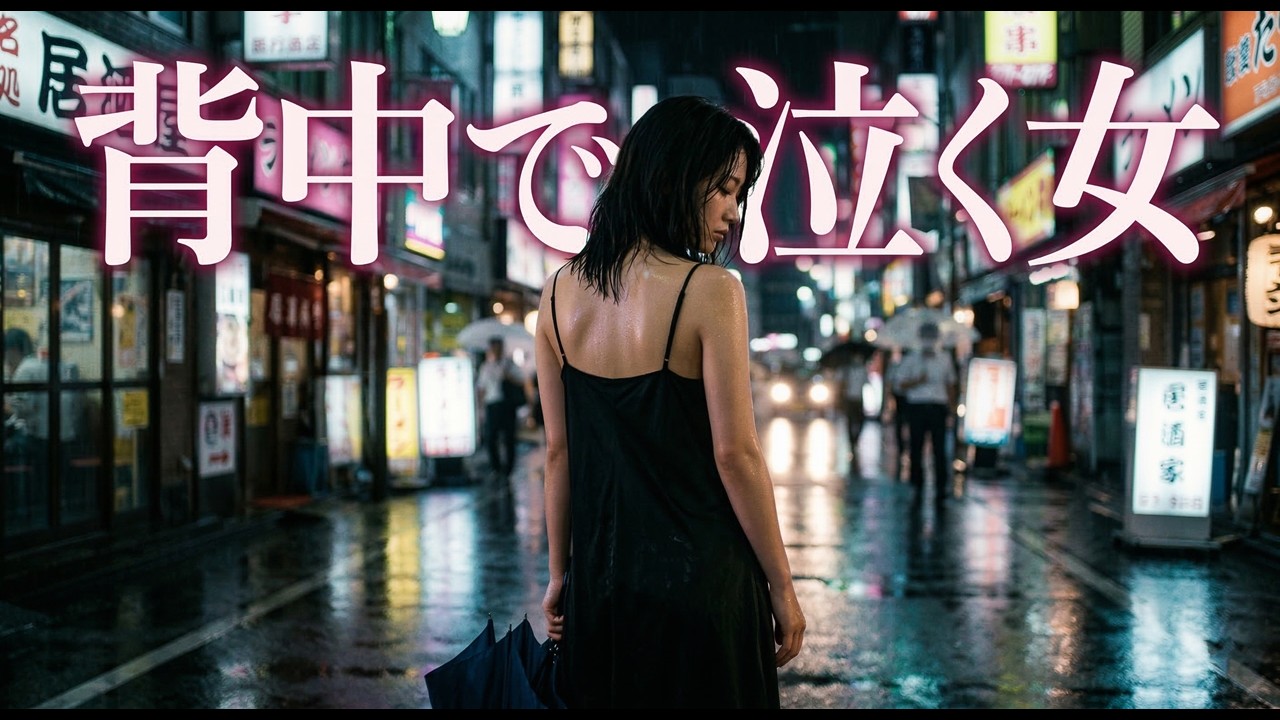 背中で泣く女 / 涙は見せない…強がりの先にある本音【80s City Pop × 演歌】
