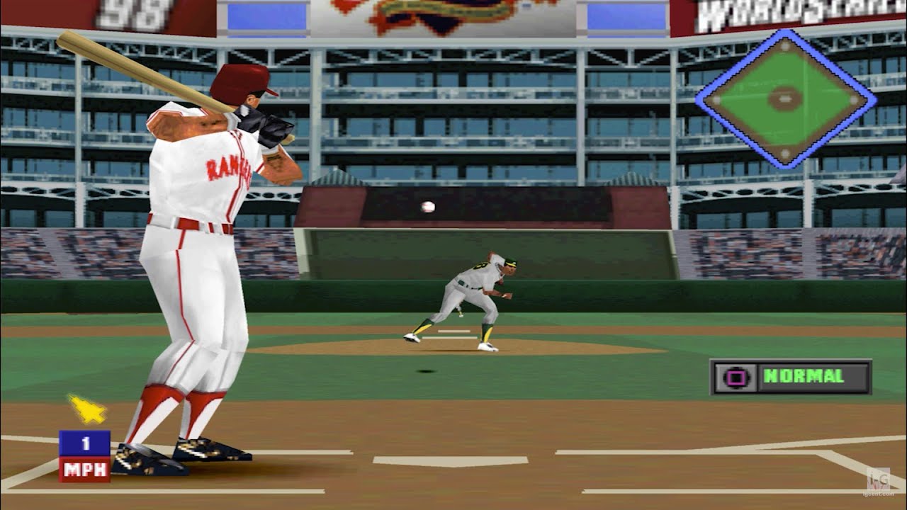 MLB 98 - PS1 Gameplay (4K60fps)