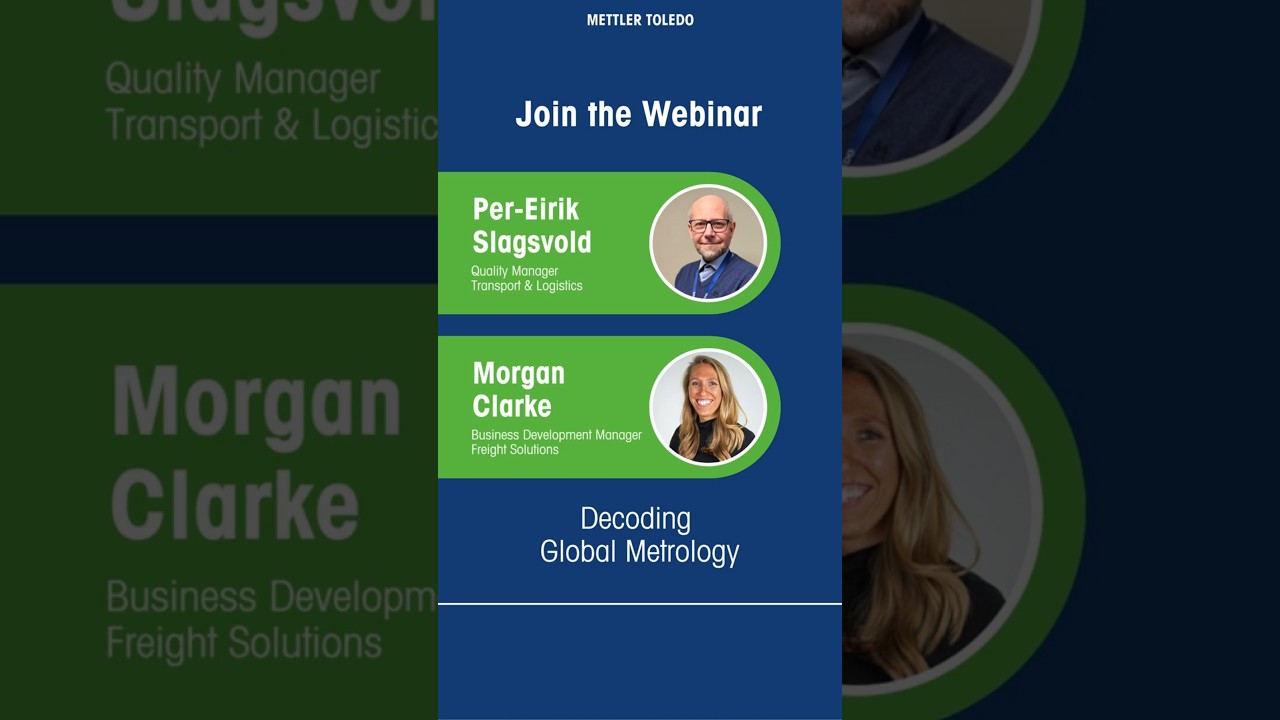 Webinar: Decoding Global Metrology | METTLER TOLEDO Industrial