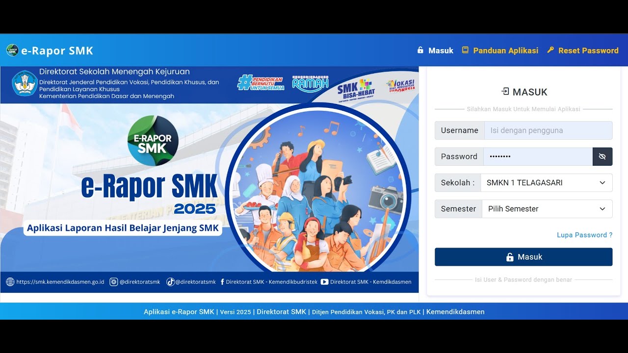 Panduan Wali Kelas Erapor SMK 2025
