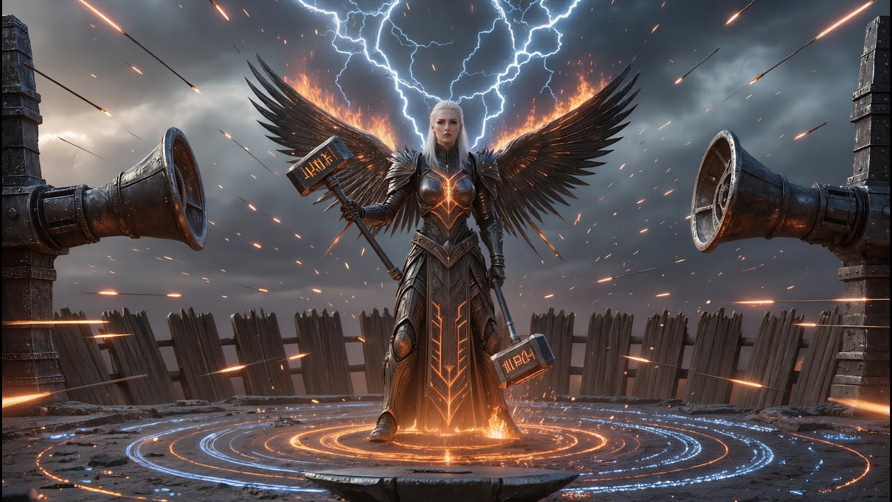 Iron Valkyrie (Hammerfall Techno Mix) | Viking Industrial Techno (WIKINGAR)