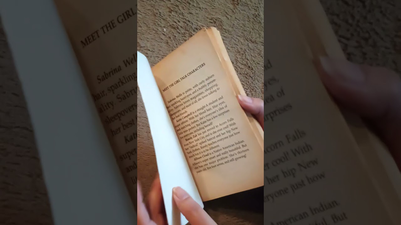 Girl Talk LE Blair (K.A. Applegate) 1990 #booktube #books