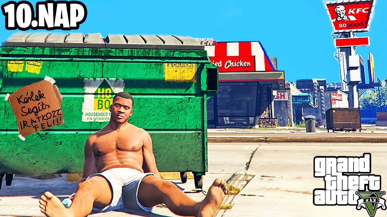 T&Uacute;L&Eacute;LTEM 100 Napot a REALISZTIKUS GTA 5-ben!😱