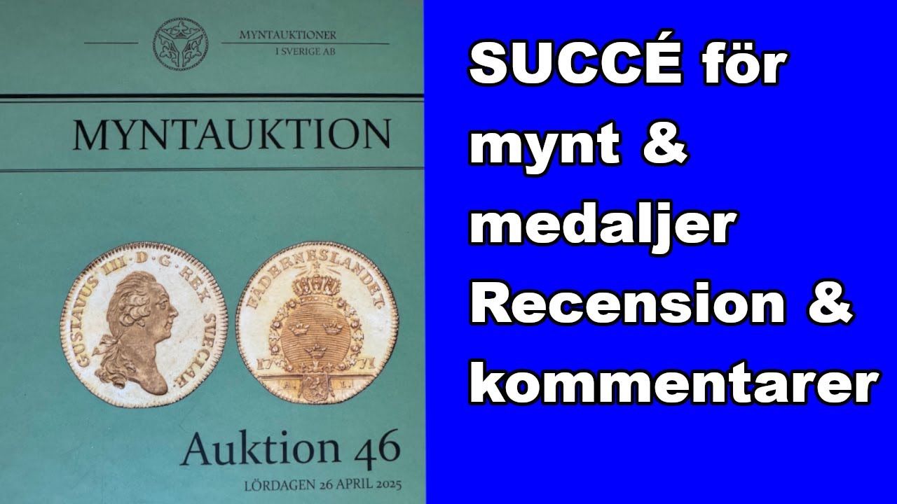 Succé på MISAB 46 Myntauktion – Rekord, dramatik och mynt som chockade marknaden!