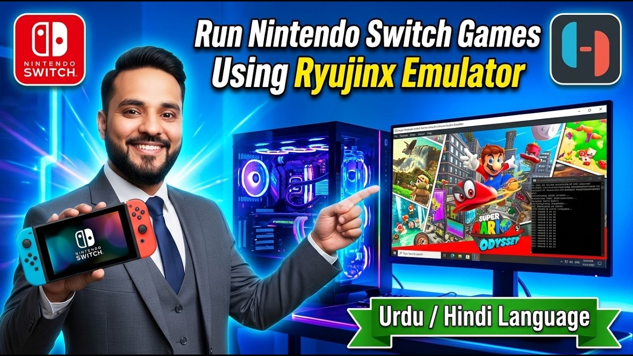 How to Run Nintendo Switch Games on PC with Ryujinx Emulator 2026 - NSP files | Zeeshan Shakir