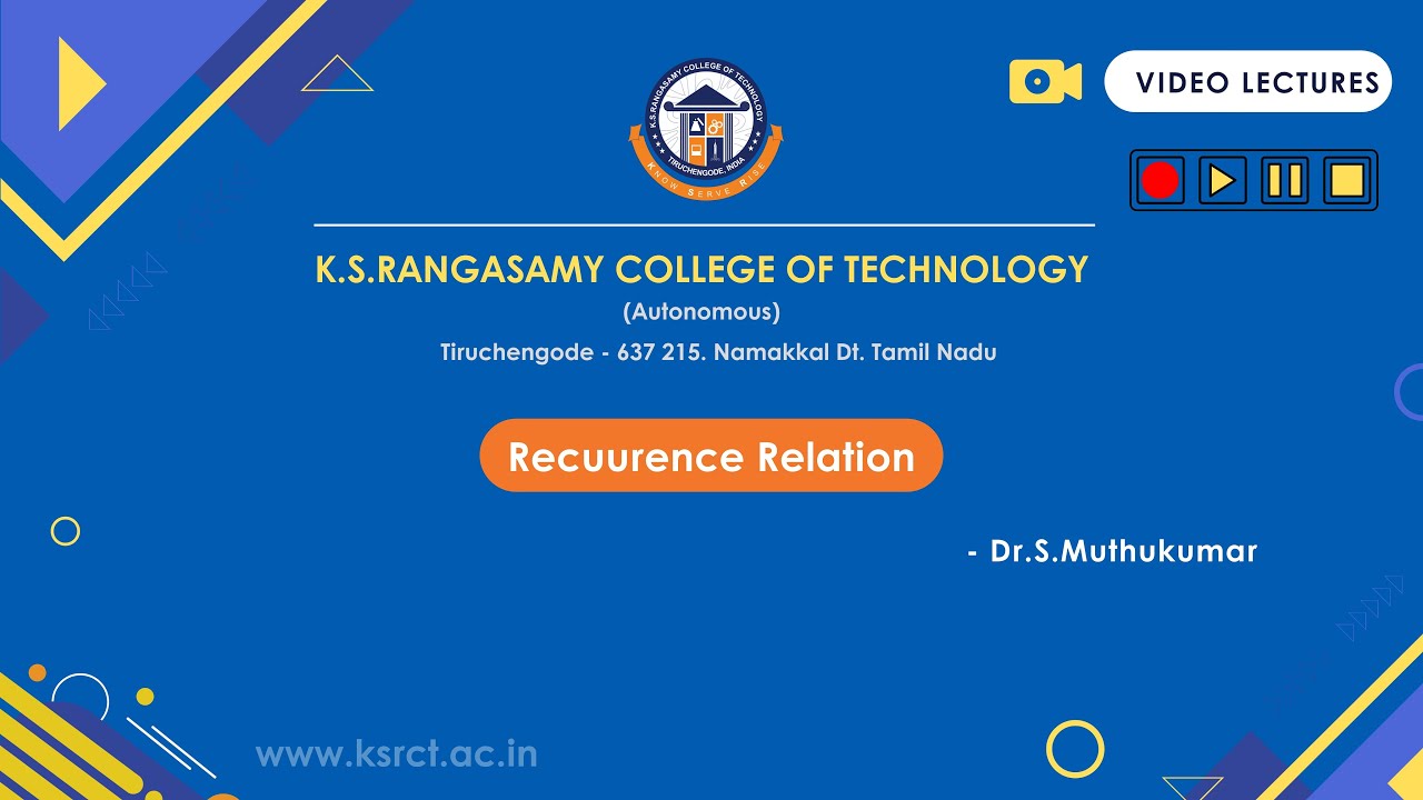 Recurrence Relation