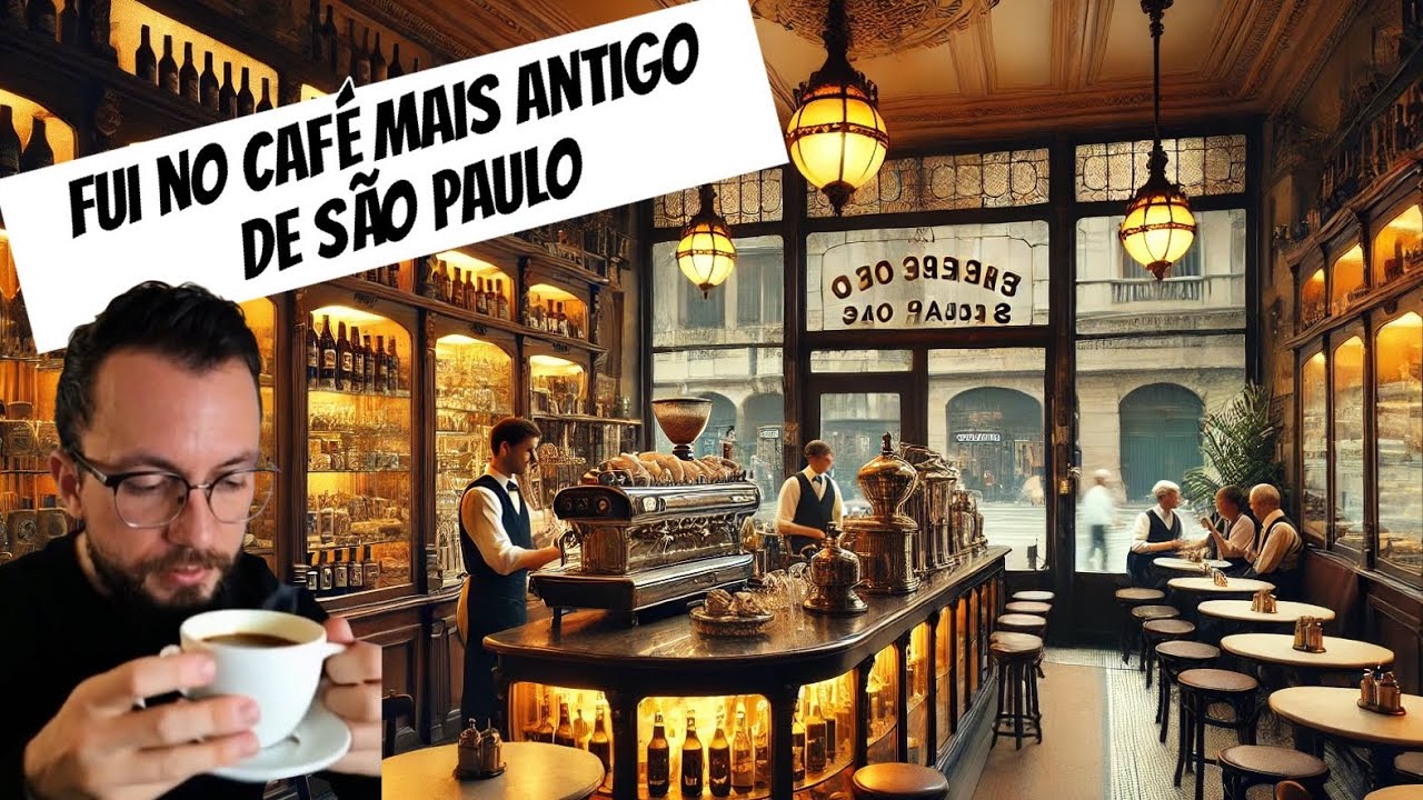 Fui na cafeteria mais ANTIGA de São Paulo!