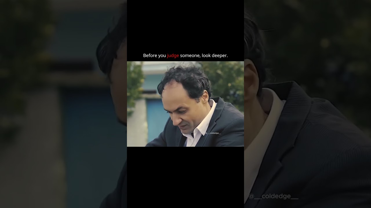 Don't judge someone quickly | COLD | #youtubeshorts #shorts #successmindset