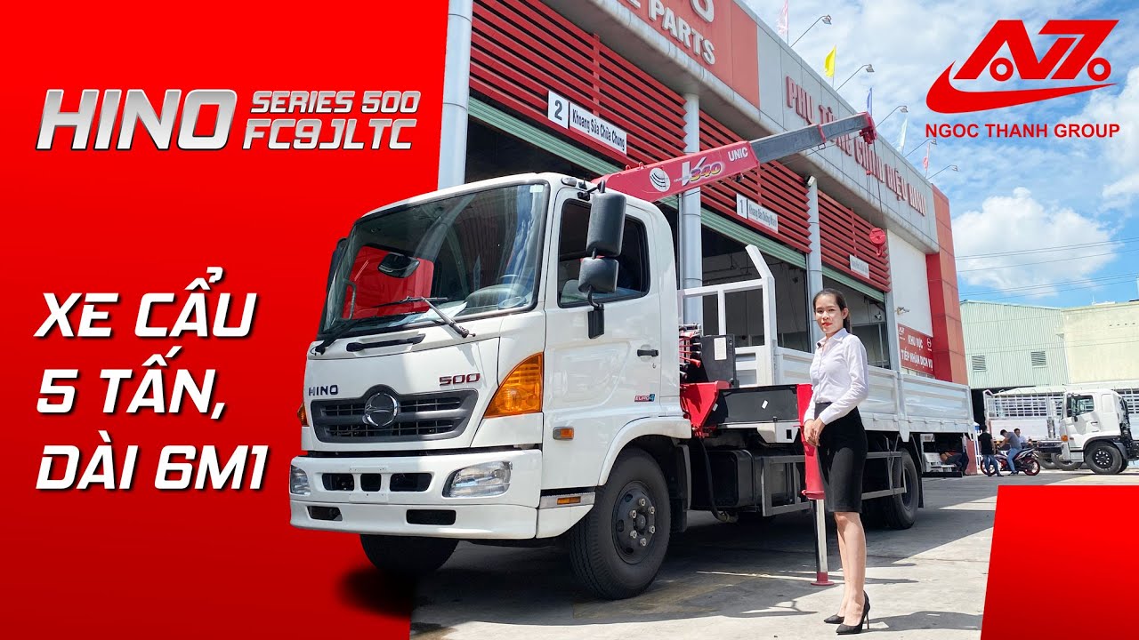Review v&agrave; hướng dẫn sử dụng Xe cẩu Hino FC9JLTC gắn cẩu Unic340 Nhật 3 tấn 3 kh&uacute;c tự h&agrave;nh nhập khẩu