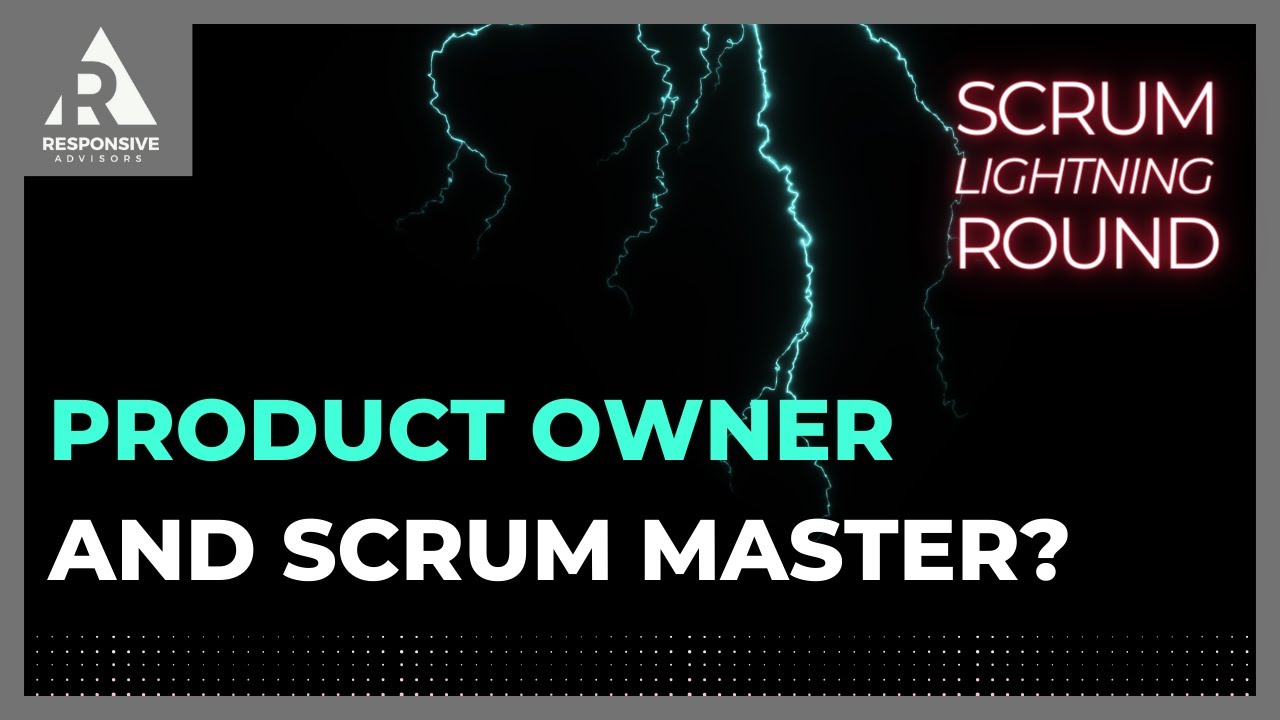 Scrum Master & Product Owner... can they be the same person?